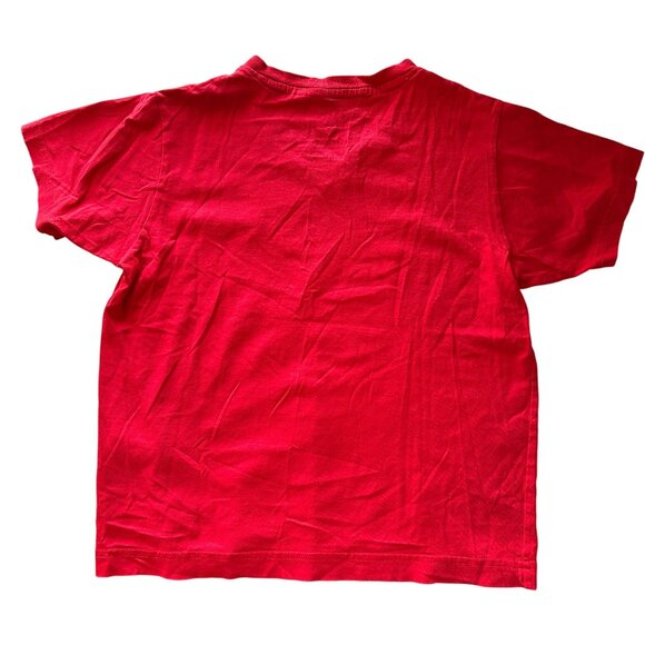 Psycho Bunny Kids Red Short Sleeve V-Neck T-Shirt S 7/8 100% Pima Cotton - Picture 6 of 6